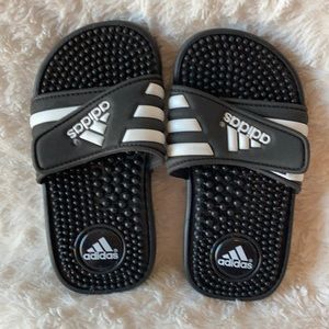 Adidas Kids' Adissage Slides color black - size 10